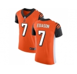 Nike Cincinnati Bengals #7 Boomer Esiason Orange Alternate Men Stitched NFL Vapor Untouchable Elite Jersey
