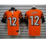 nike nfl jerseys cincinnati bengals #12 sanu orange[Elite]