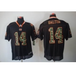 nike nfl jerseys cincinnati bengals #14 dalton black[camo fashion Elite]