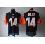 nike nfl jerseys cincinnati bengals #14 dalton black[elite]