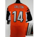 nike nfl jerseys cincinnati bengals #14 dalton orange[Elite signature]