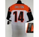nike nfl jerseys cincinnati bengals #14 dalton white[Elite signature]