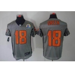 nike nfl jerseys cincinnati bengals #18 green grey[Elite shadow 50th Patch]