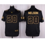 nike nfl jerseys cincinnati bengals #20 reggie nelson black gold collection[Elite]