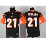nike nfl jerseys cincinnati bengals #21 dennard black[Elite]