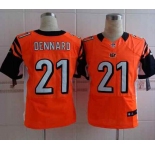 nike nfl jerseys cincinnati bengals #21 dennard orange[Elite]