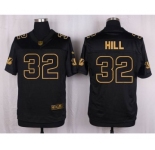 nike nfl jerseys cincinnati bengals #32 hill black gold collection[Elite][hill]
