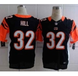 nike nfl jerseys cincinnati bengals #32 hill black[Elite][hill]