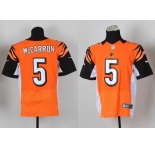 nike nfl jerseys cincinnati bengals #5 mccarron orange[Elite]