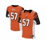 nike nfl jerseys cincinnati bengals #57 vincent rey orange[Elite]