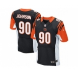 nike nfl jerseys cincinnati bengals #90 michael johnson black[Elite]