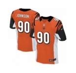 nike nfl jerseys cincinnati bengals #90 michael johnson orange[Elite]