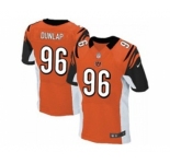 nike nfl jerseys cincinnati bengals #96 carlos dunlap orange[Elite]