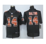 2015 new nike cincinnati bengals #14 dalton black strobe jerseys[limited]
