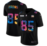 Cincinnati Bengals #85 Tee Higgins Men's Nike Multi-Color Black 2020 NFL Crucial Catch Vapor Untouchable Limited Jersey