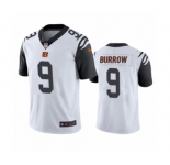 Cincinnati Bengals #9 Joe Burrow Color Rush Limited White Jersey