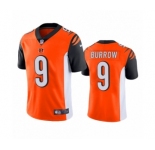 Cincinnati Bengals #9 Joe Burrow Orange 2020 NFL Draft Vapor Limited Jersey