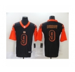 Cincinnati Bengals #9 Joe Burrow Silver Inverted Legend Jersey