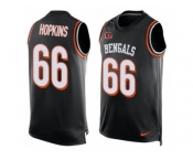 Men Nike Cincinnati Bengals #66 Trey Hopkins Limited Black Player Name & Number Tank Top NFL Jersey
