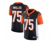 Men Nike Cincinnati Bengals #75 Jordan Willis Black Team Color Vapor Untouchable Limited Player NFL Jersey