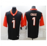 Men's Cincinnati Bengals #1 Ja'Marr Chase Nike Black Draft First Round Pick Limited Jersey