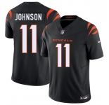 Men's Cincinnati Bengals #11 Josh Johnson Black 2026 F.U.S.E. Vapor Untouchable Limited Football Stitched Jersey