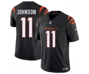 Men's Cincinnati Bengals #11 Josh Johnson Black 2026 F.U.S.E. Vapor Untouchable Limited Football Stitched Jersey
