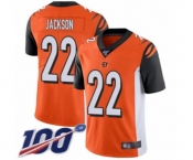 Men's Cincinnati Bengals #22 William Jackson Orange Alternate Vapor Untouchable Limited Player 100th Season Football Jersey