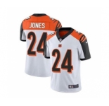Men's Cincinnati Bengals #24 Adam Jones Vapor White Stitched Limited Jersey