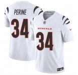 Men's Cincinnati Bengals #34 Samaje Perine White 2025 F.U.S.E. Vapor Untouchable Limited Stitched Football Jersey