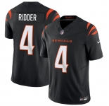 Men's Cincinnati Bengals #4 Desmond Ridder Black 2025 F.U.S.E. Vapor Untouchable Limited Football Stitched Jersey