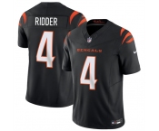 Men's Cincinnati Bengals #4 Desmond Ridder Black 2025 F.U.S.E. Vapor Untouchable Limited Football Stitched Jersey