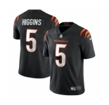 Men's Cincinnati Bengals #5 Tee Higgins Black Vapor Untouchable Limited Stitched Jersey