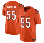 Men's Cincinnati Bengals #55 Logan Wilson Orange 2025 F.U.S.E. Vapor Untouchable Limited Stitched Football Jersey