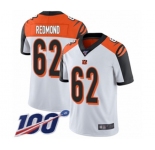 Men's Cincinnati Bengals #62 Alex Redmond White Vapor Untouchable Limited Player 100th Season Football Jersey