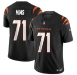 Men's Cincinnati Bengals #71 Amarius Mims Black 2024 Draft F.U.S.E Vapor Untouchable Limited Football Stitched Jersey