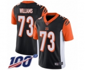 Men's Cincinnati Bengals #73 Jonah Williams Black Team Color Vapor Untouchable Limited Player 100th Season Football Jersey
