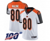 Men's Cincinnati Bengals #80 Josh Malone White Vapor Untouchable Limited Player 100th Season Football Jersey