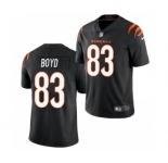 Men's Cincinnati Bengals #83 Tyler Boyd 2021 Black Vapor Untouchable Limited Stitched Football Jersey