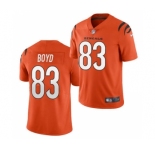 Men's Cincinnati Bengals #83 Tyler Boyd 2021 Orange Vapor Untouchable Limited Stitched Football Jersey