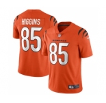 Men's Cincinnati Bengals #85 Tee Higgins 2021 Orange Vapor Untouchable Limited Stitched Football Jersey