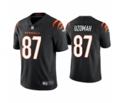 Men's Cincinnati Bengals #87 C.J. Uzomah 2021 New Black Vapor Untouchable Limited Stitched Football Jersey
