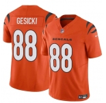 Men's Cincinnati Bengals #88 Mike Gesicki Orange 2024 F.U.S.E. Vapor Untouchable Limited Stitched Jersey