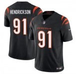 Men's Cincinnati Bengals #91 Trey Hendrickson Black 2025 F.U.S.E. Vapor Untouchable Limited Football Stitched Jersey