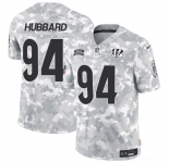 Men's Cincinnati Bengals #94 Sam Hubbard 2024 F.U.S.E Arctic Camo Salute To Service Limited Stitched Football Jersey