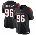 Men's Cincinnati Bengals #96 Landon Robinson Black 2026 Draft F.U.S.E. Vapor Untouchable Limited Football Stitched Jersey
