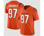 Men's Cincinnati Bengals #97 Dexter Lawrence II Orange 2026 F.U.S.E. Vapor Untouchable Limited Football Stitched Jersey