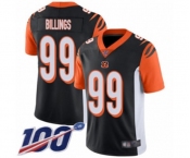Men's Cincinnati Bengals #99 Andrew Billings Black Team Color Vapor Untouchable Limited Player 100th Season Football Jersey