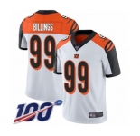 Men's Cincinnati Bengals #99 Andrew Billings White Vapor Untouchable Limited Player 100th Season Football Jersey