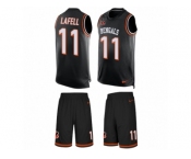Men's Nike Cincinnati Bengals #11 Brandon LaFell Limited Black Tank Top Suit NFL Jersey